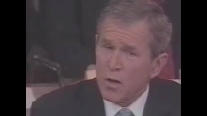 Джордж Буш пее пред конгреса ! 