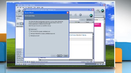 Netscape® 7: Setup an email account