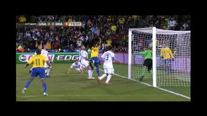 Luis Fabiano 2 - 2 - Usa v Brazil - Confederations Cup Final 2009 