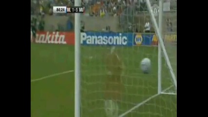 Хавиер Ернандез - Чичарито с първи гол за Манчестър Юнайтед 
