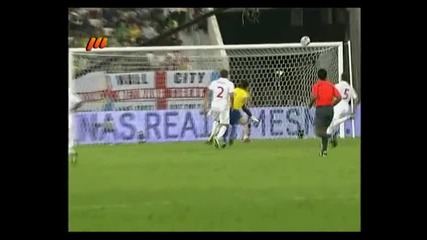 nilmar - Brasil 1 - 0 England 