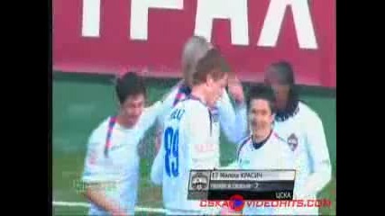 20.04.2009 - Fc Khimki - Pfc Cska Moscow 0 - 3 (milos Krasic 2nd goal) 