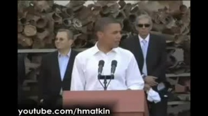 Barak Obama - Never gonna give you up