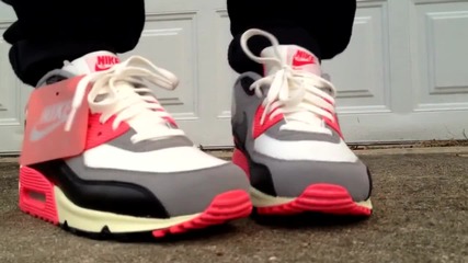 Преглед на Оригинални Маратонки - Nike Air Max 90 Og Infrared 2012 Vntg