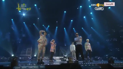 (hd) Big Bang - Bad Boy + Fantastic Baby ~ The 22nd Seoul Music Award (31.01.2013)