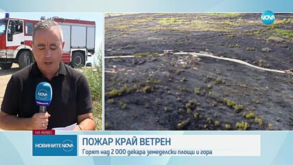 Локализираха голям пожар, изпепелил 3000 декара в Пазарджишко
