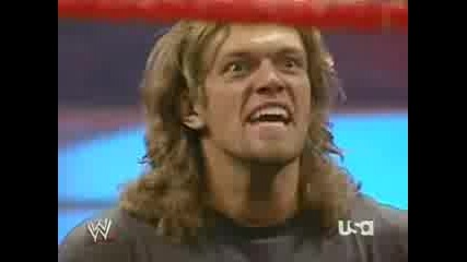 Edge Прецаква Randy Orton На Мача Му С Jeff Hardy