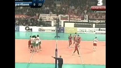 ЦСКА победи с 3:2 гейма "Зираатбанк" в страхотен мач, игран в Самоков
