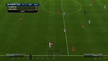 Fifa 14 С Цска в евротурнирите : Бенфика - Цска (шл, трети мач)