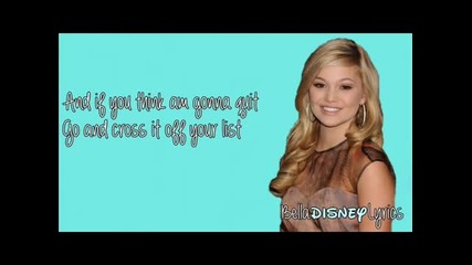 Nothing's Gonna Stop Me Now - Olivia Holt