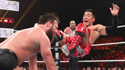 Drew Gulak suplexes Akira Tozawa onto Tony Nese’s spine: WWE Stomping Grounds 2019 Kickoff