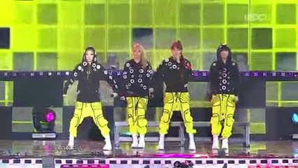 2ne1 - Clap Your Hands ~ Music Core (oct 2. 10) 
