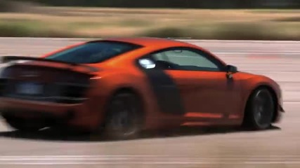 Първи тест на Audi R8 модел 2012г. H D