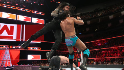Roman Reigns & Seth Rollins vs. Jinder Mahal & Elias: Raw, June 4, 2018