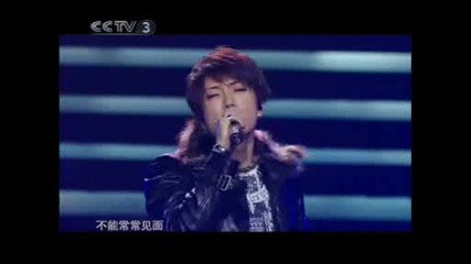 Gackt - 12gatsu no love song (cctv3 live) sung both in Japanese and Chinese