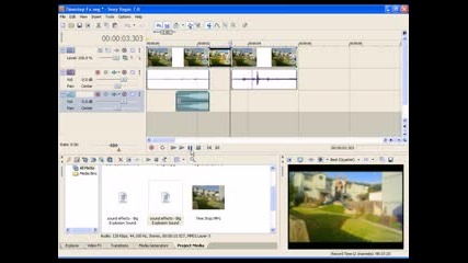 Sony Vegas Tutorial - Time Stoptime Freeze