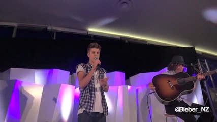 Justin Bieber Showcase - Boyfriend - Auckland, Nz