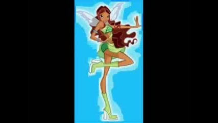 Winx-Bloom,Flora and Layla