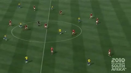 Super goal by Ronaldinho in 2010 Fifa World Cup 