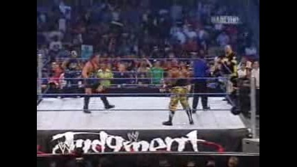 Judgment Day 2004 - Rey Mysterio & Rob Van Dam Vs Dudley Boyz