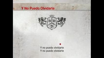 Y No Puedo Olvidarte - Original Karaoke