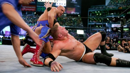Kurt Angle vs. Brock Lesnar – WWE Title Match: WrestleMania XIX (Full Match)