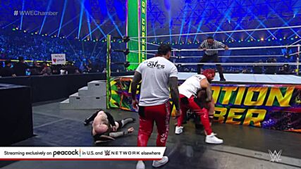 The Usos unleash a vicious assault on The Viking Raiders: WWE Elimination Chamber 2022 (WWE Network Exclusive)
