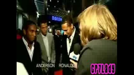 Cristiano Ronaldo, Ferdinand and Anderson joking around *FUNNY*