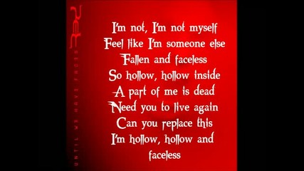 Red - Faceless (lyrics) 