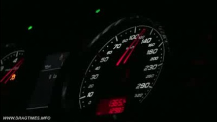 Dragtimes.info Audi Rs6 Evotech 0 - 300 km h 