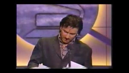 Bono Presents Frank Sinatra With Grammy Legend Award (1995)