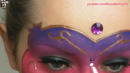 Halloween Makeup Glamorous Masquerade Mask