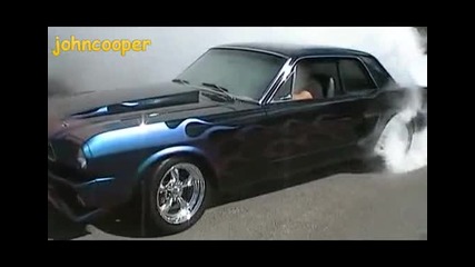 Ford Mustang 1966 Burnout 