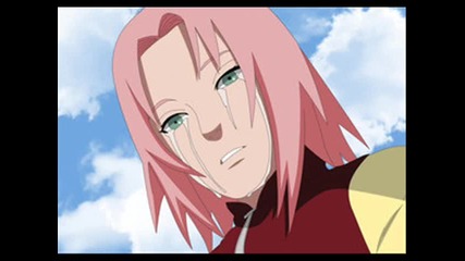 sakura sad and cry 