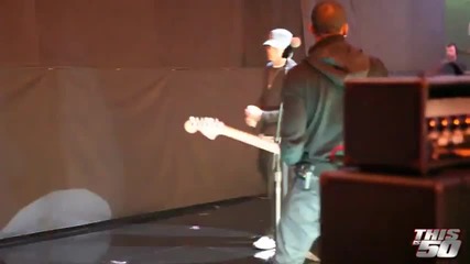 Eminem & 50 cent Behind Scenes At Ama 2009 [ 50 цент говори за Relapse 2 ]