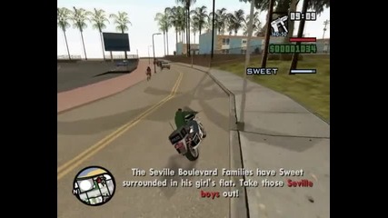 Gta Sa: 8-та мисия Sweet's girl
