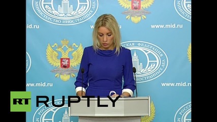 Russia: Creating dialogue between Damascus and opposition is 'main aim' in Syria - Zakharova