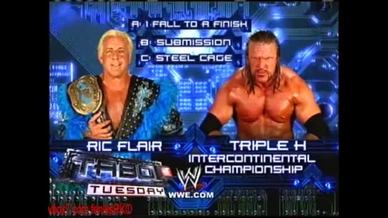 Wwe 2005 Taboo Tuesday Triple H Vs Ric Flair (мач в Клетка)