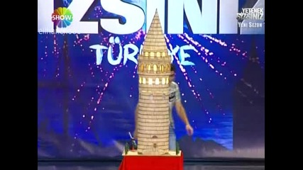 Искуство oт Кибритени клечки в Турция търси Таланти Епизод 1 Сезон 3 - 2012
