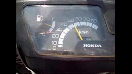 Хонда Лийд - 80км/час