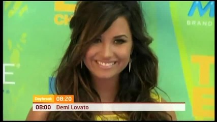 Demi Lovato Daybreak Interview 2nd April 2012