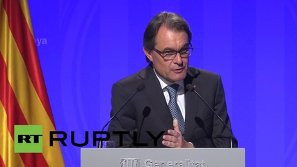 Spain: Early Catalan elections called out of "self-defence" - Artur Mas
