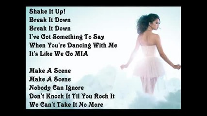 Selena Gomez - Shake It Up - Lyrics 