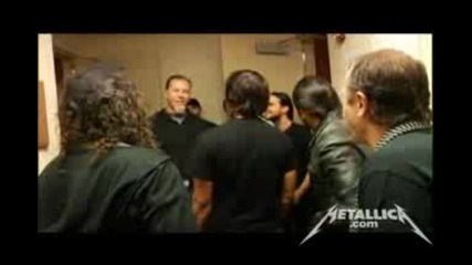 Metallica - Backstage With Gojira - Charlotte October 18 2009 