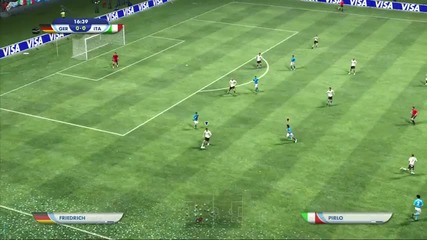 2010 Fifa World Cup South Africa - Germany vs Italy Gameplay part 1 