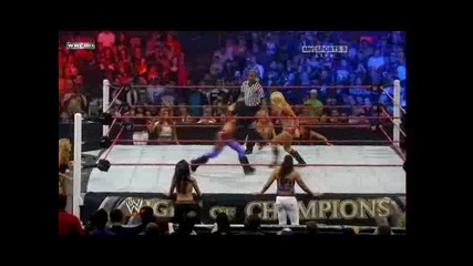 Wwe Night Of Champions Melina Vs Michelle Mccool ( Wwe Divas Championship Match) 