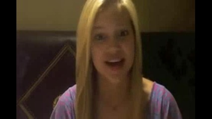 Olivia Holt facebook video july 2011