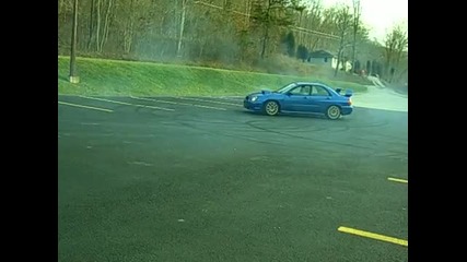 Subaru Sti drift