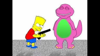 Bart Hate Barney