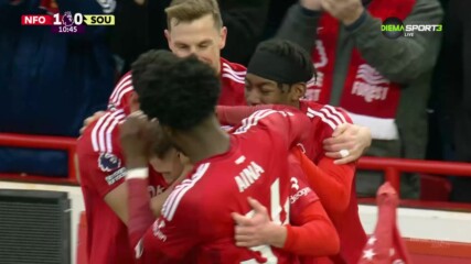 Нотингам Форест - Саутхемптън 3:0 /първо полувреме/